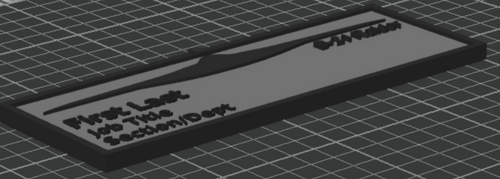 Name Plate - B21